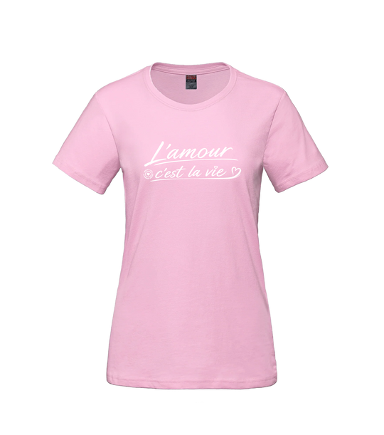 T-shirt - femme - L’amour, c’est la vie