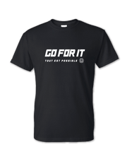 T-shirt unisex -  Noir Go for it