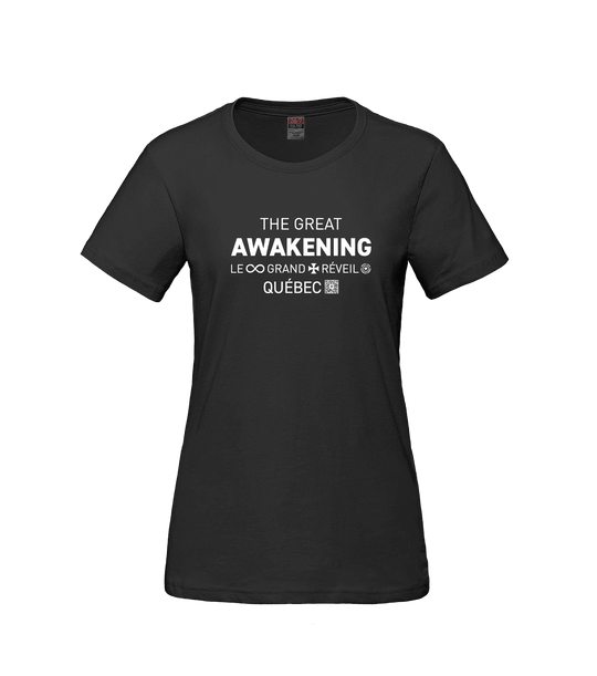 T-shirt - femme - Great awakening Quebec