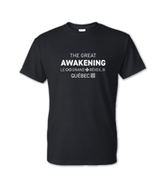 T-shirt unisex - Great awakening Quebec